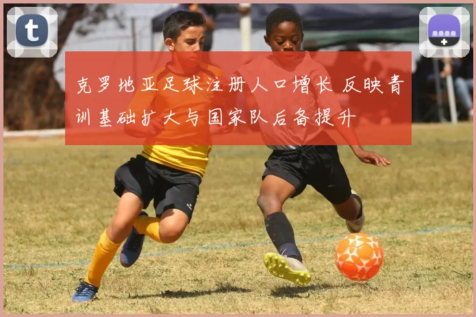 克罗地亚足球注册人口增长 反映青训基础扩大与国家队后备提升